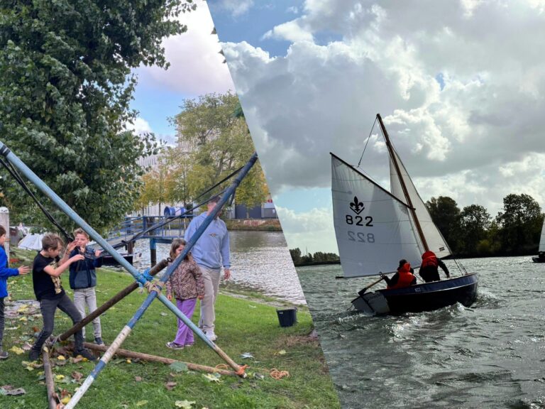 Welpen bouwen & Lekdag vol wind